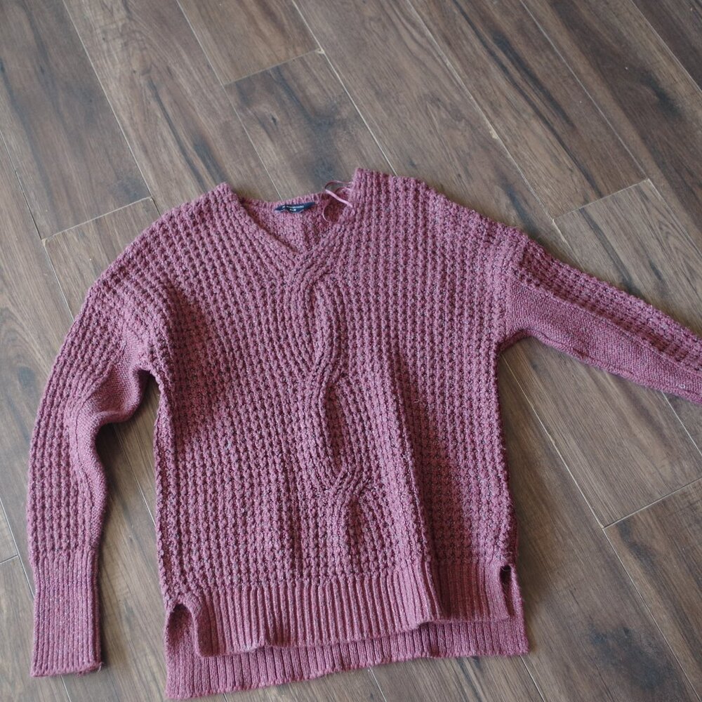Denver Hayes Plum Color Ladies Sweater